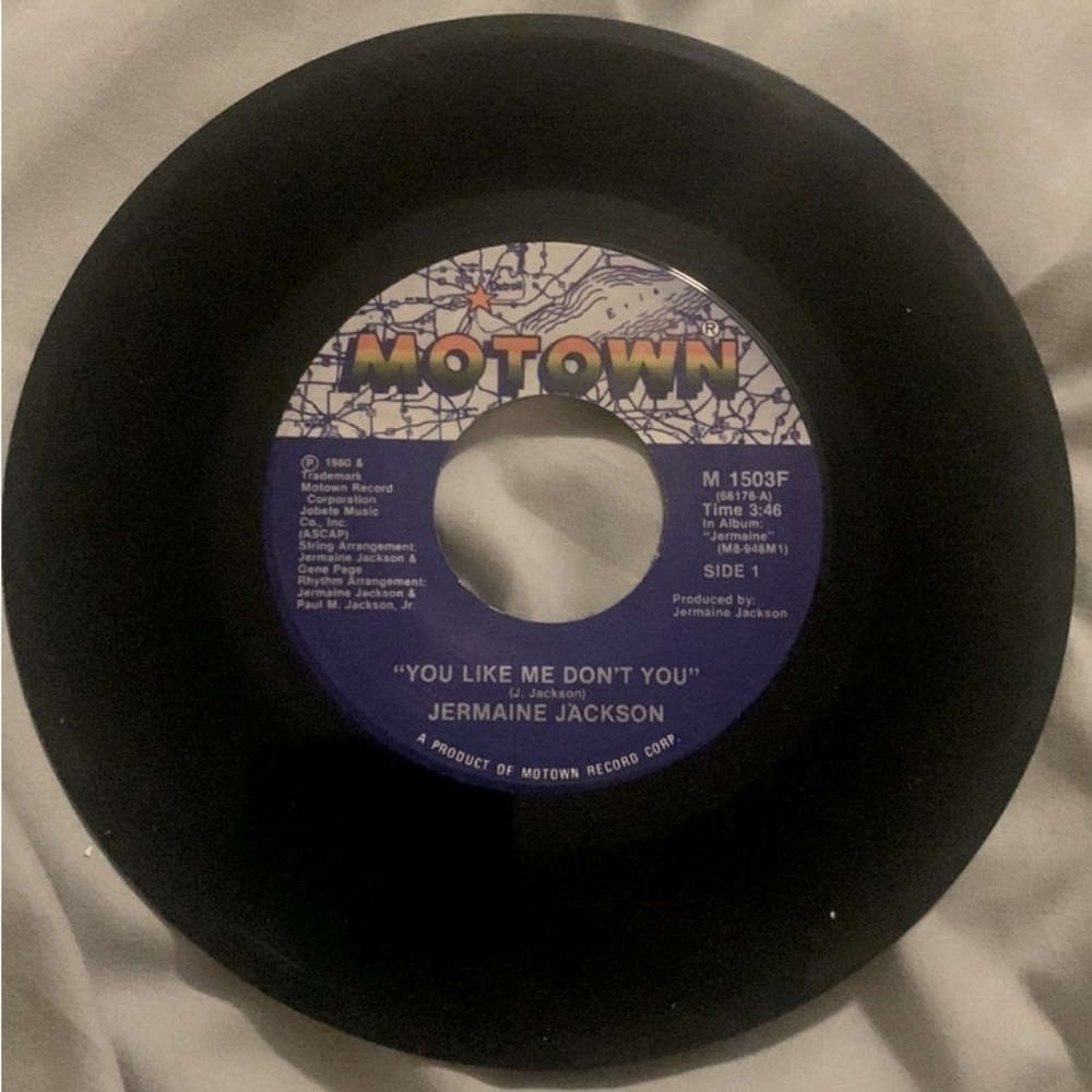 Jermaine Jackson Vintage 1981 You Don’t Like Me Do You 45 Vinyl Record